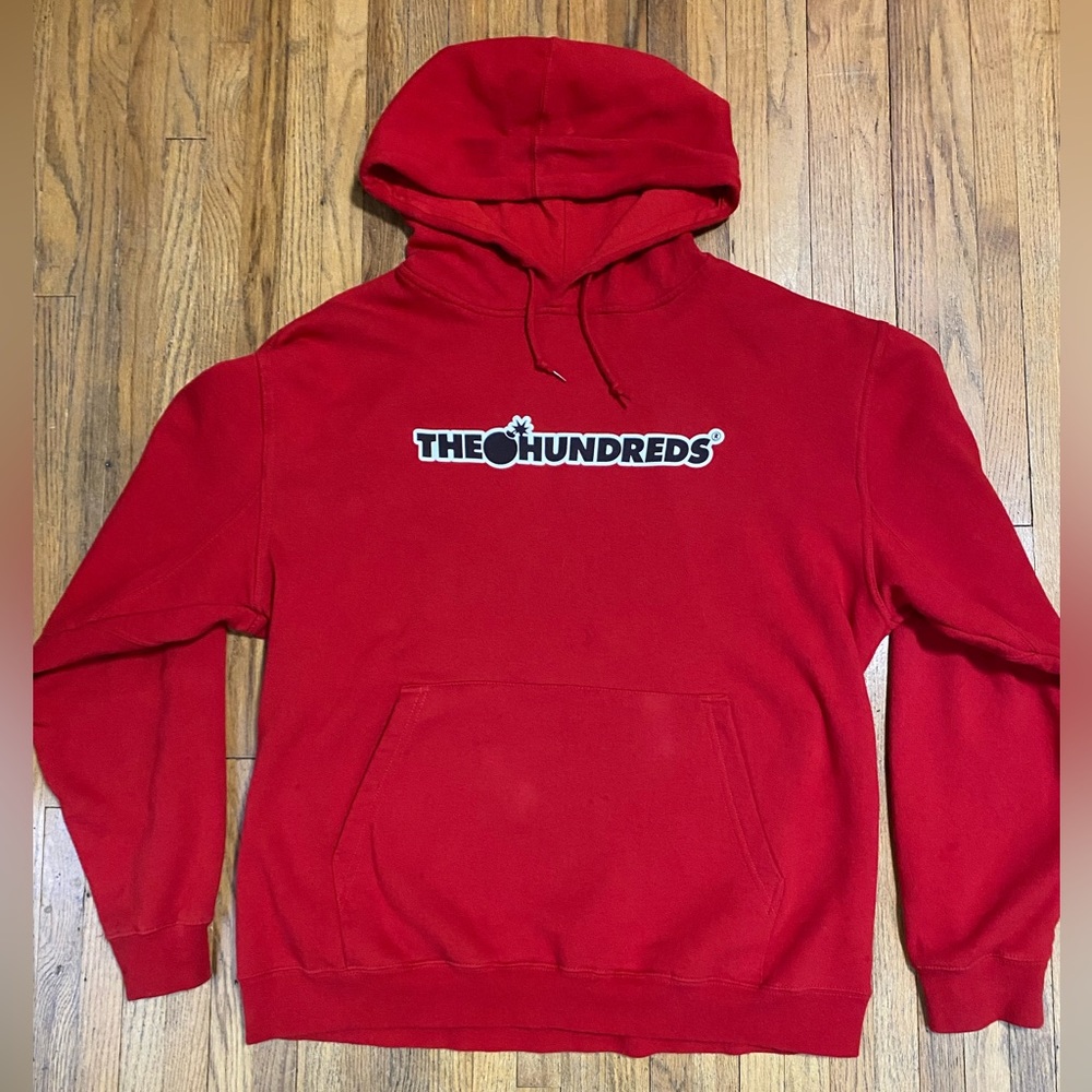 The Hundreds Red Hoodie - Large